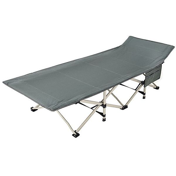 KOMFOTTEU Feldbett Campingbett klappbar mit Seitentasche, bis 272 kg, 190x7 günstig online kaufen