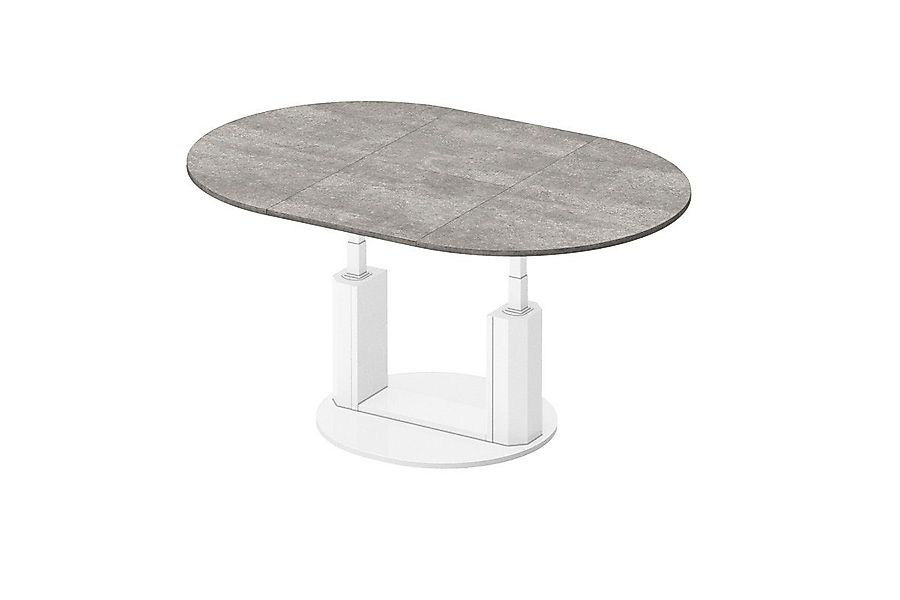 designimpex Couchtisch Design HEM-111 Hochglanz ausziehbar günstig online kaufen