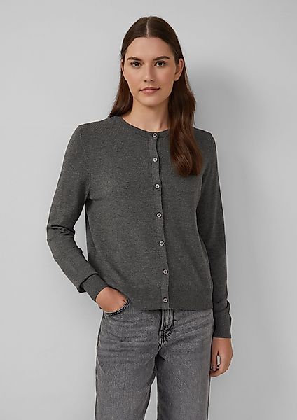 s.Oliver Strickjacke Feinstrickcardigan aus Viskosemix günstig online kaufen