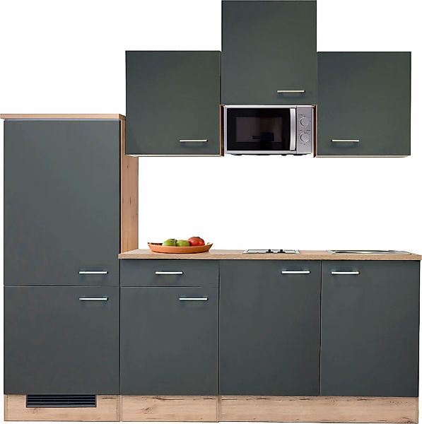 Flex-Well Küchenzeile "Morena" mit E-Geräten, Gesamtbreite 210 cm günstig online kaufen