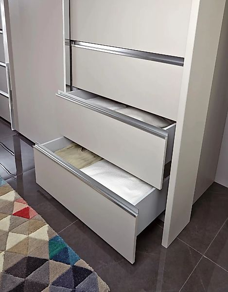 WIEMANN Schwebetürenschrank "Malibu", Breite 165 cm mit Glasfront günstig online kaufen