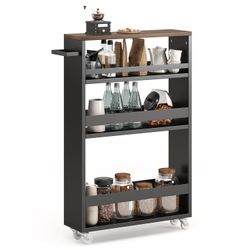 Bealife Küchenwagen Nischenregal mit 3 Ebenen, günstig online kaufen