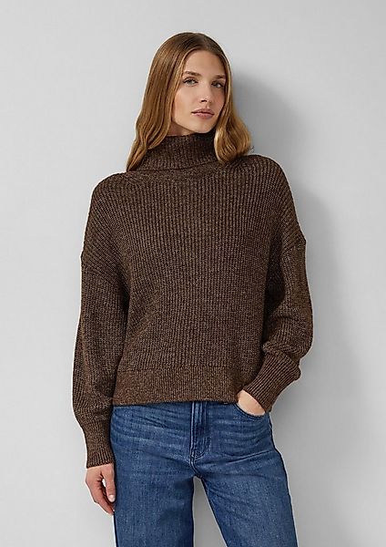 s.Oliver Longpullover Strickpullover Oversize-Strickpullover mit weiten Ärm günstig online kaufen