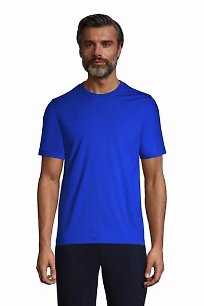 Super-T Kurzarm-Shirt, Classic Fit, Herren, Größe: M Normal, Blau, Jersey, günstig online kaufen