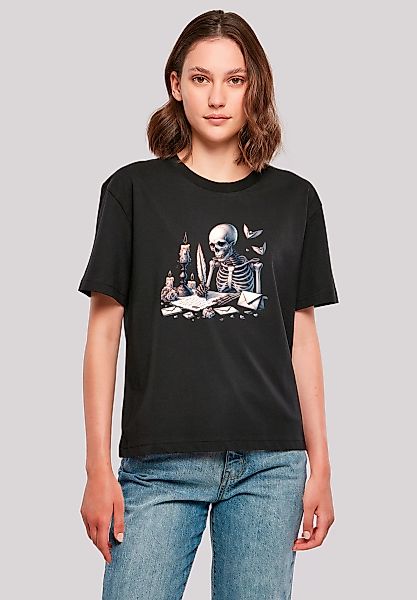 F4NT4STIC T-Shirt "Skelett Liebesbrief Valentinstag", Premium Qualität günstig online kaufen