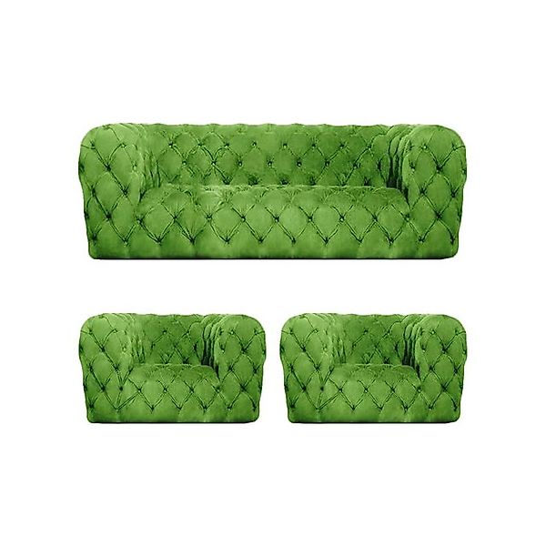 Xlmoebel Chesterfield-Sofa 3-teiliges modernes Chesterfield-Sofa-Set für da günstig online kaufen