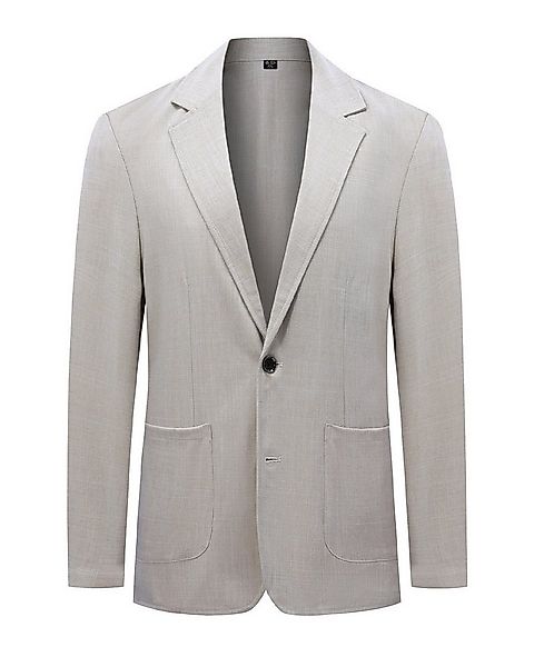 Allthemen Leinensakko mit Reverskragen Herren Anzugsakko aus gemustertem Le günstig online kaufen