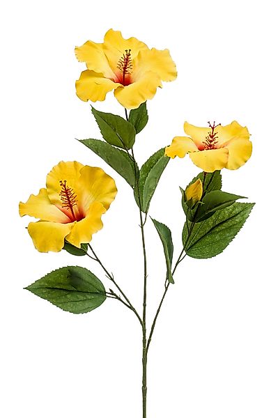 Kunstblume Gelb, Durchmesser 13 cm, Emerald, günstig online kaufen