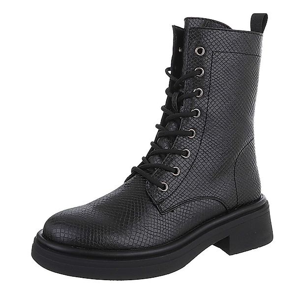 Ital-Design Damen Stiefel mit Schnürung und günstig online kaufen