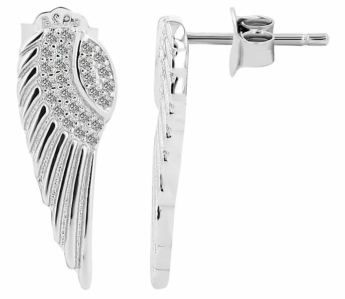 Adelia´s Paar Ohrhänger "Damen Ohrringe – Ohrstecker Flügel aus 925 Silber" günstig online kaufen