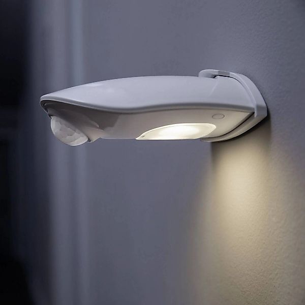 OSRAM LED-Außenwandlampe DOORLED DOWN silber Sensor Batterie günstig online kaufen