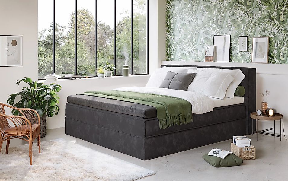 LeGer Home by Lena Gercke Boxspringbett "Addyson", (Härtegrade H2, H3 und H günstig online kaufen