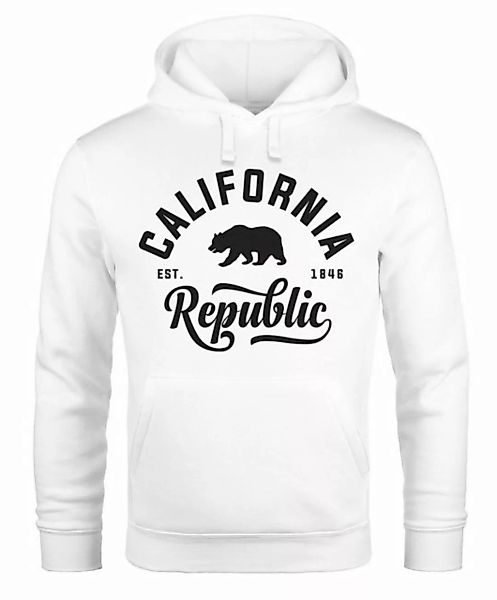 Neverless Hoodie Hoodie Herren California Republic Kapuzen-Pullover Männer günstig online kaufen
