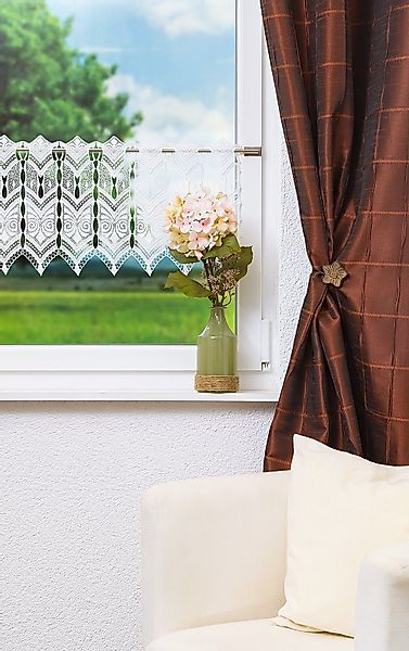 Plauener Spitze® Scheibengardine Spitze, (1 St), günstig online kaufen