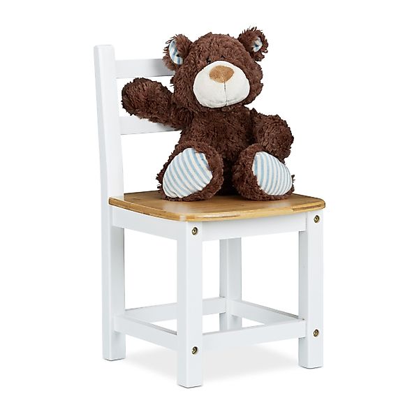 relaxdays Kinderstuhl RUSTICO weiß günstig online kaufen