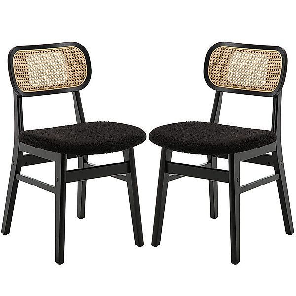 WAHSON OFFICE CHAIRS Esszimmerstuhl Rattansessel 2/4er günstig online kaufen
