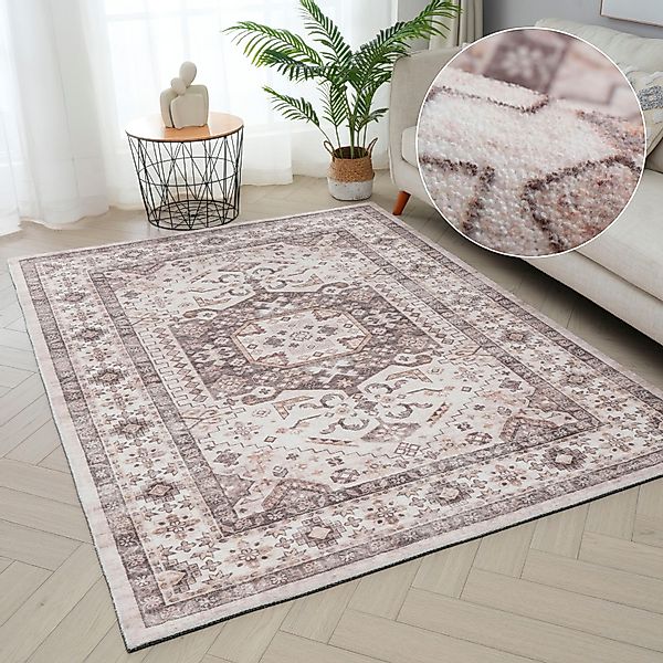 my home Teppich Abbas, Druckteppich, orientalisches günstig online kaufen