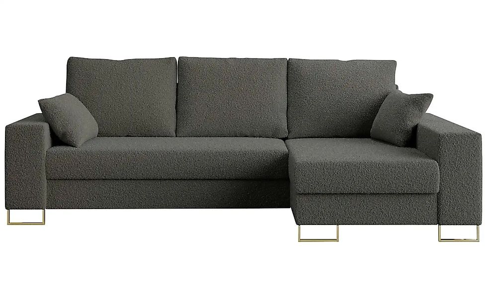 Ecksofa mit Schlaffunktion Dorain ¦ grau ¦ Maße (cm): B: 242 H: 85 Polsterm günstig online kaufen