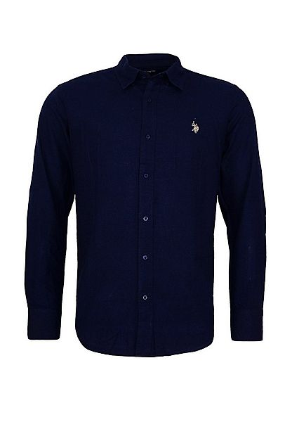 U.S. Polo Assn. Langarmhemd Hemd Twill Langarmhemd Button-Down (1-tlg) günstig online kaufen