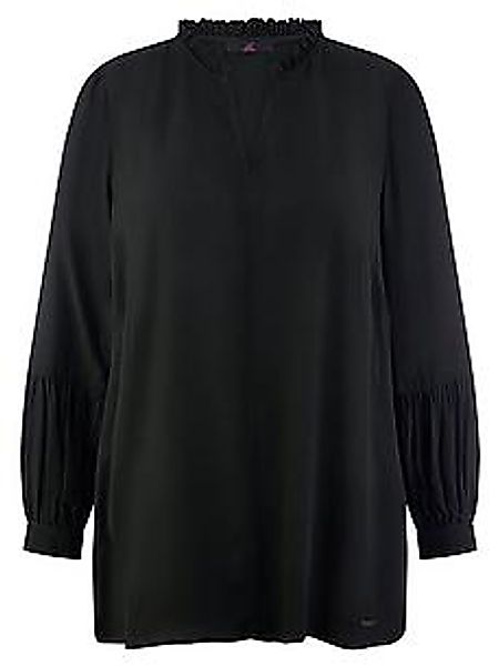 Bluse V-Ausschnitt Emilia Lay schwarz günstig online kaufen