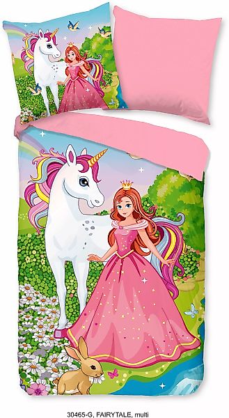 good morning Kinderbettwäsche »Fairytale«, Baumwolle, 135x200, Reißverschlu günstig online kaufen