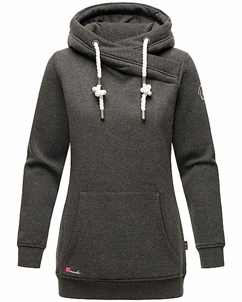 Marikoo Kapuzenpullover "Izuyaa", langer warmer Kapuzenpullover günstig online kaufen