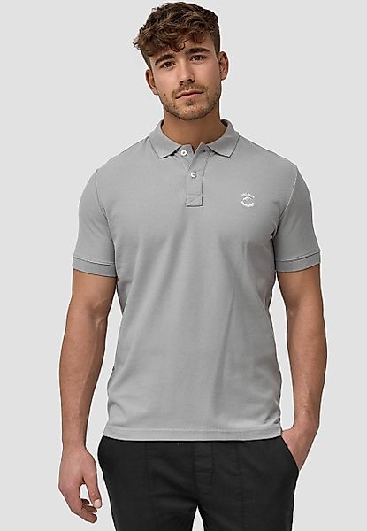 Indicode Poloshirt Wadim mit feiner Logo-Stickerei günstig online kaufen