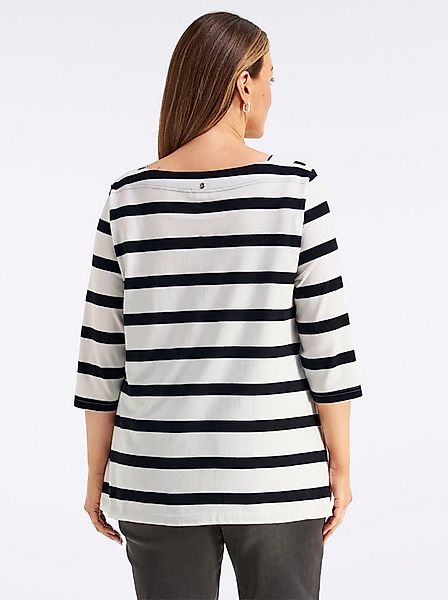 Sheego T-Shirt U-Boot-Shirt 3/4-Arm günstig online kaufen