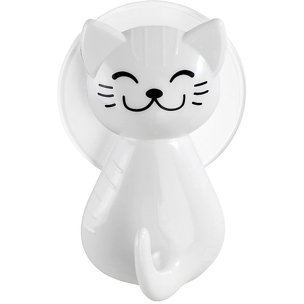 WENKO Klebehaken Wenko Saughaken Katze weiß günstig online kaufen