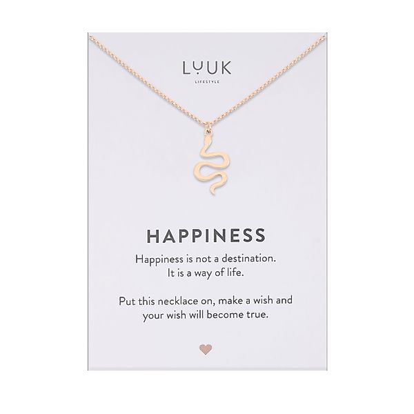 LUUK LIFESTYLE Kette mit Anhänger Schlange, günstig online kaufen