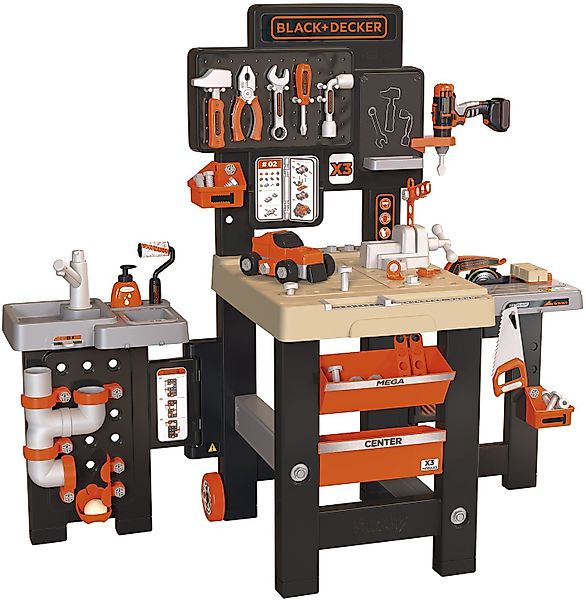 Smoby Spielwerkbank Black + Decker, Mega günstig online kaufen