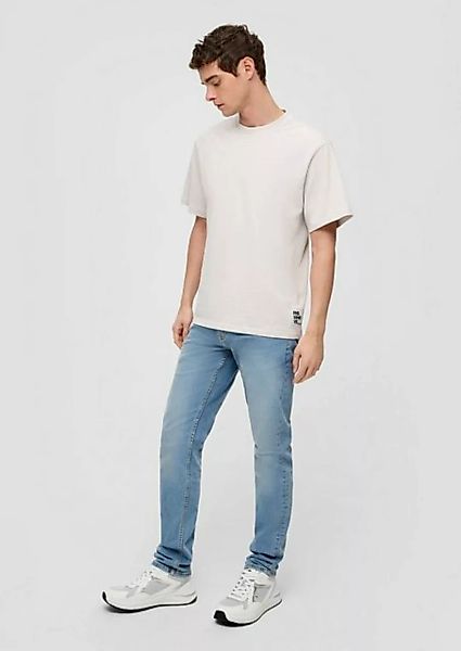 QS Stoffhose Jeans Shawn / Slim Fit / Mid Rise / Slim Leg Waschung günstig online kaufen