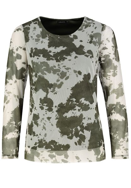 SUBLEVEL Langarmbluse Damen Netz Bluse halb günstig online kaufen