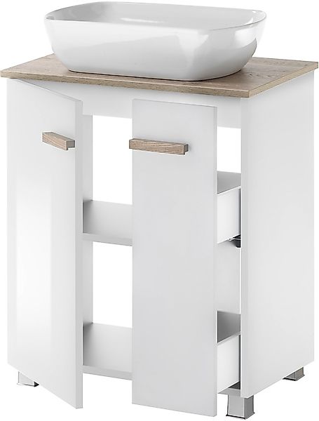 Places of Style Badmöbel-Set »SOLiD, Badmöbel-Set, Bad im modernen Design, günstig online kaufen