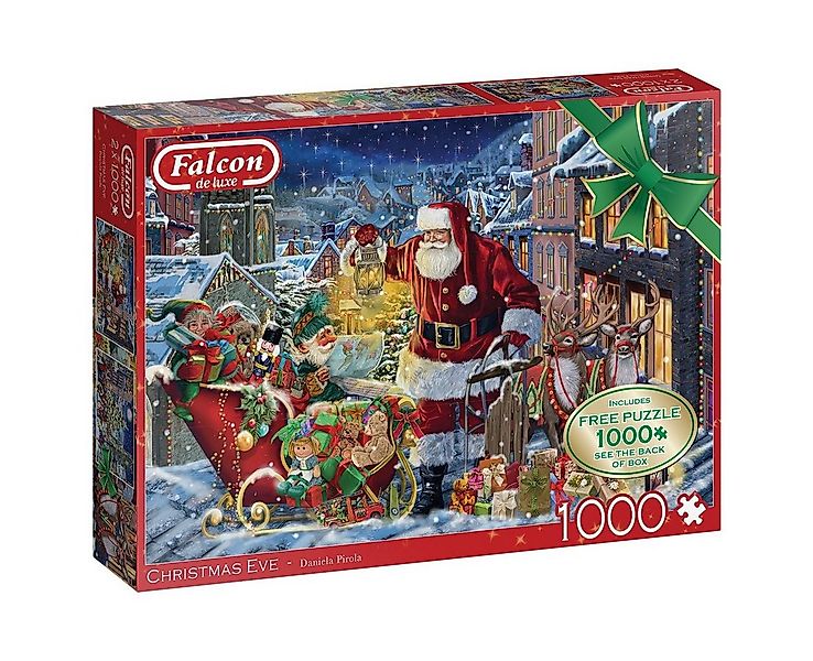 Jumbo Spiele Puzzle Daniela Pirola Heiligabend 2x1000 Teile Puzzle, 1000 Pu günstig online kaufen