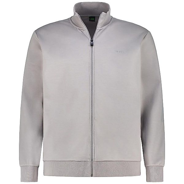 BOSS Sweatjacke mit Elasthan Farbe grau Größe: 6XL günstig online kaufen
