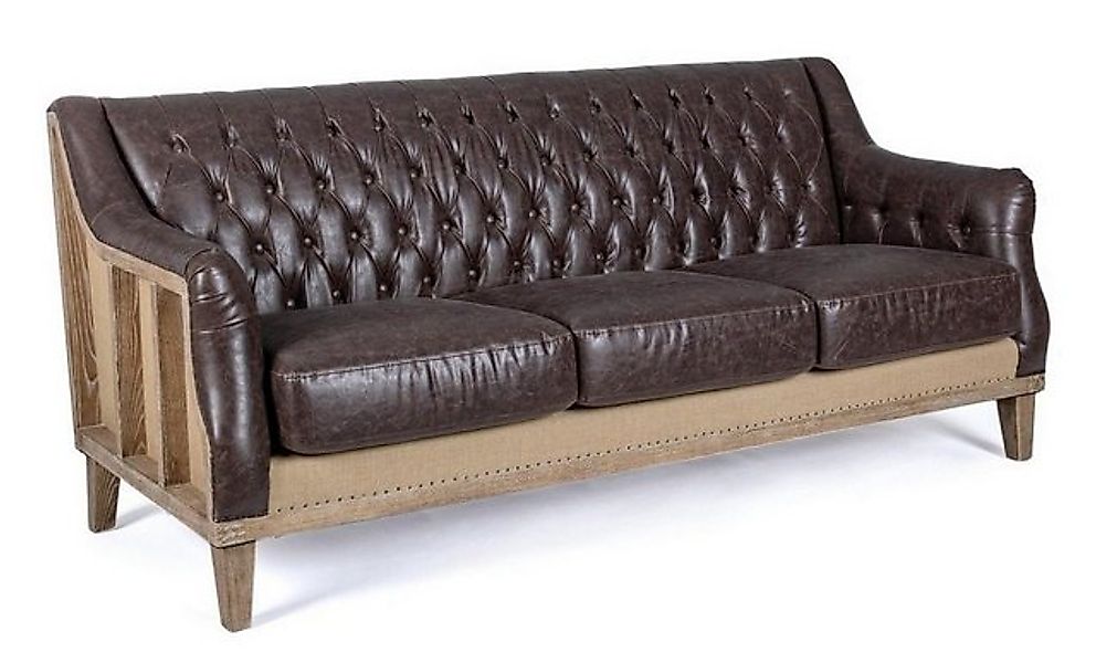Bizzotto Sofa Raymond aus Kunstleder, 3-Sitzer günstig online kaufen