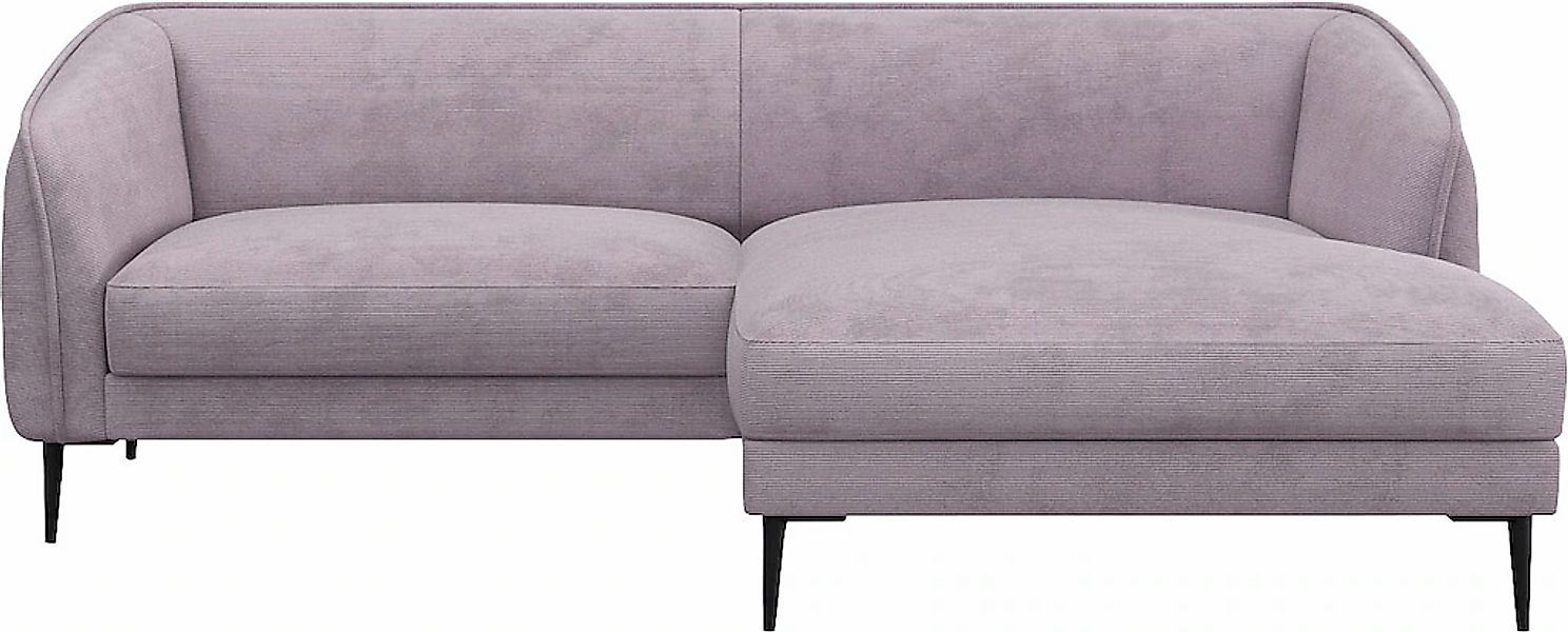FLEXLUX Ecksofa "Belle Designsofa, bequem durch Kaltschaum im Sitz, OTTOs C günstig online kaufen