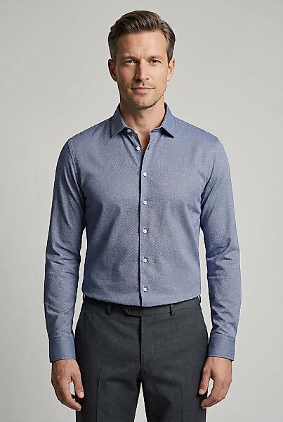 DESOTO Langarmhemd "Jerseyhemd Casual Kent" günstig online kaufen