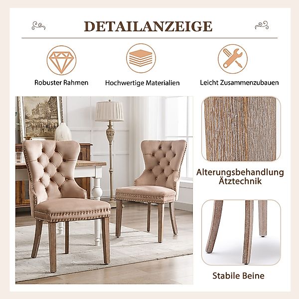 Tongtong Esszimmerstuhl Küchenstuhl, Wohnzimmerstuhl, Beinen aus günstig online kaufen
