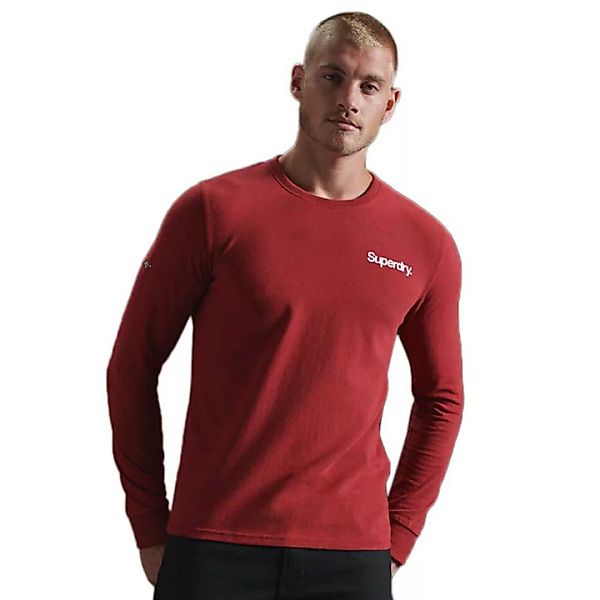Superdry Core Logo Wilderness Langarm-t-shirt L Creek Red Marl günstig online kaufen