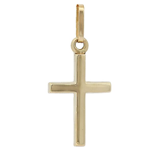 HOPLO Kreuzanhänger Kettenanhänger Gold Anhänger Kreuz günstig online kaufen