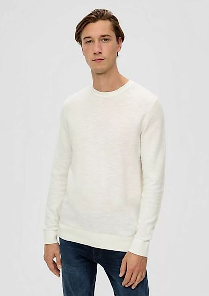 s.Oliver Strickpullover Pullover aus Baumwolle günstig online kaufen