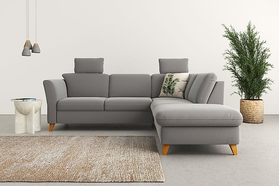 Home affaire Ecksofa Trelleborg L-Form, Federkern-Polsterung, günstig online kaufen