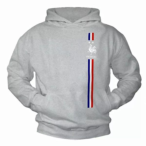 MAKAYA Kapuzenpullover Frankreich Flagge Fußball Trikot T-Shirt mit Kapuze günstig online kaufen