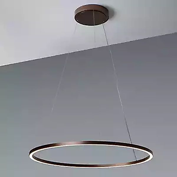 Mawa Berliner Ring Pendelleuchte LED Downlight, Ring bronze/Baldachin weiß günstig online kaufen