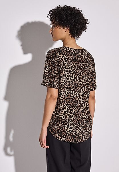 STREET ONE Hemdbluse, mit geschlitztem Rundhalsausschnitt günstig online kaufen