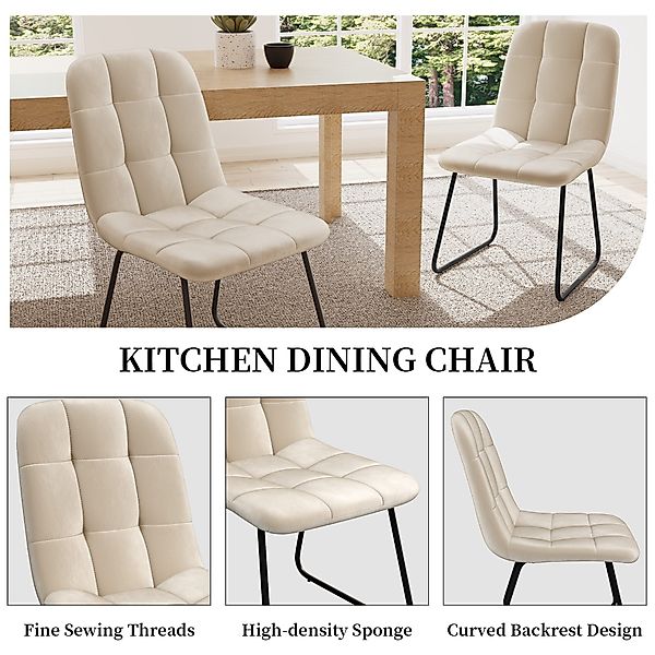 Jiexi Esszimmerstuhl esszimmerstühle 2er/4er/6er/8er set stühle günstig online kaufen