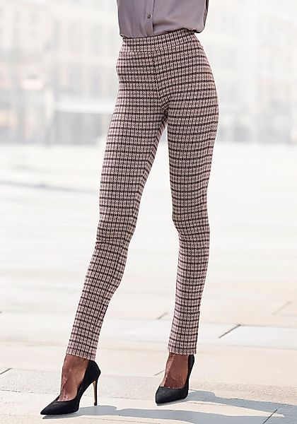 LASCANA Leggings, aus Jacquard Stoff günstig online kaufen