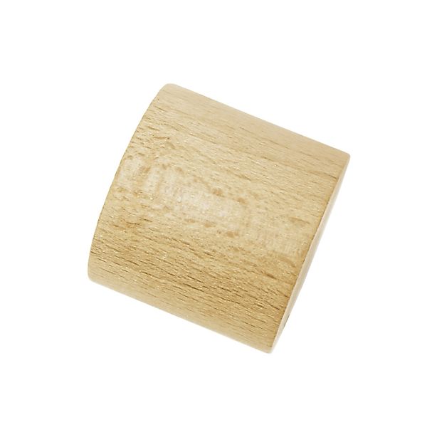 Gardinia Holz-Endkappe Country Ø 25 mm Buche 2-er Pack günstig online kaufen